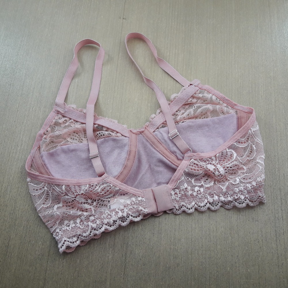 Conjunto Fio Antonela Sem Bojo e Com Arco em Renda de Poliamida