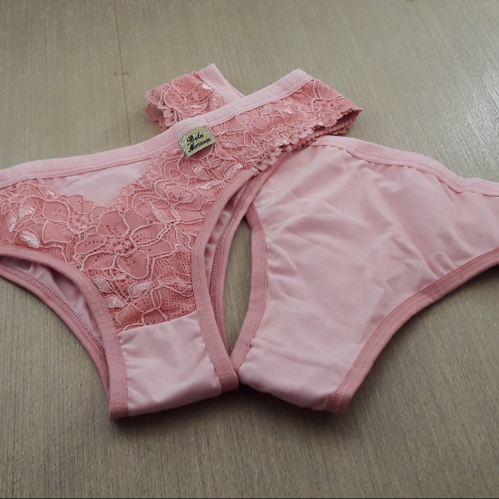 Calcinha Frente e Lateral Renda