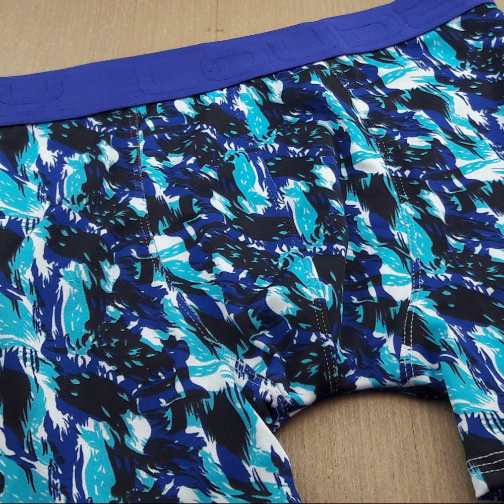 Cueca Boxer Estampada Comprida