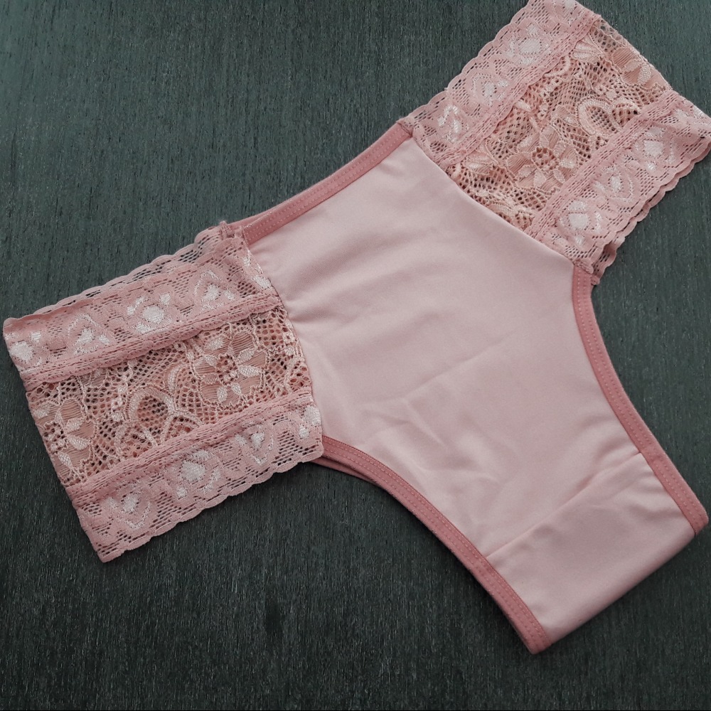 Calcinha Bsica Lateral Renda