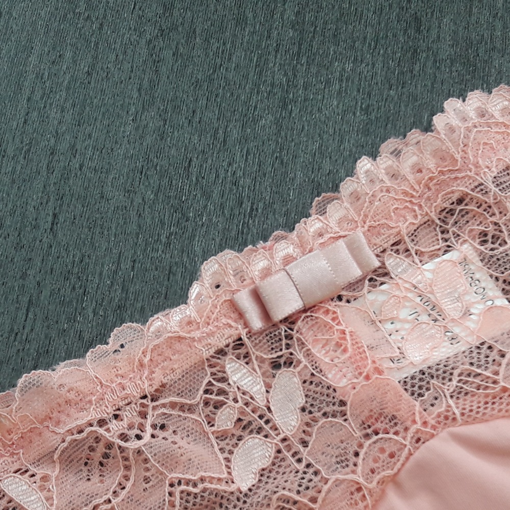 Conjunto Alice com Bojo Fio Duplo Detalhes Renda