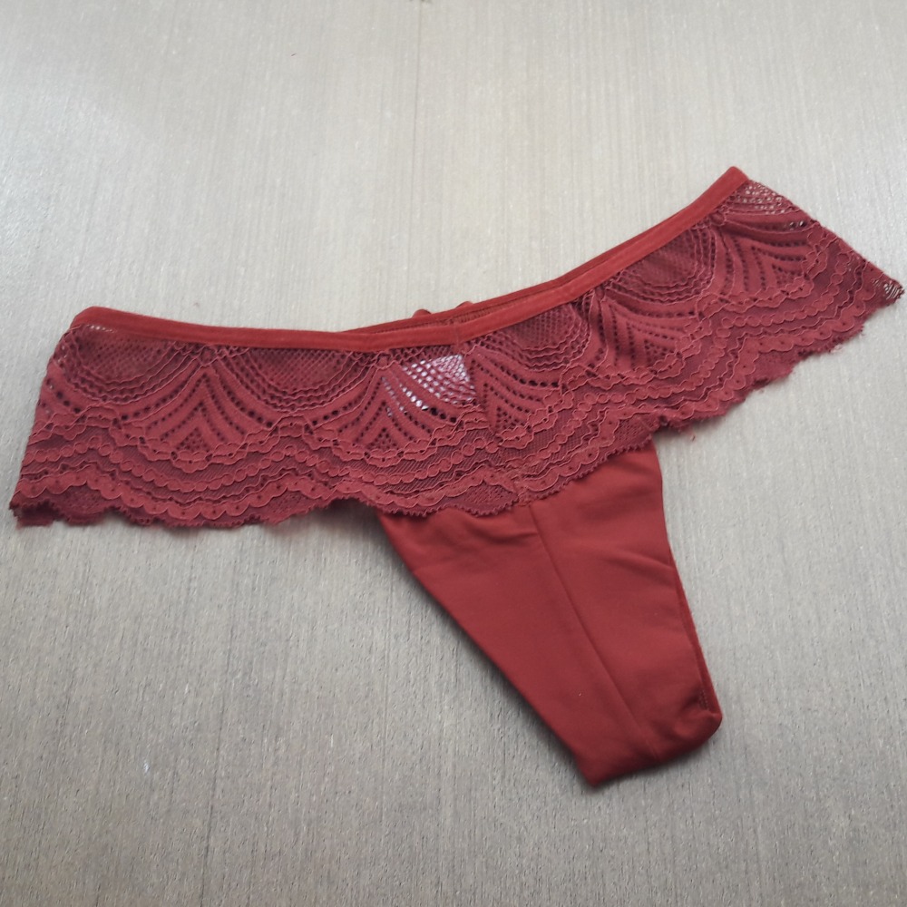 Tanga Fio Duplo em Microfibra Cs Renda