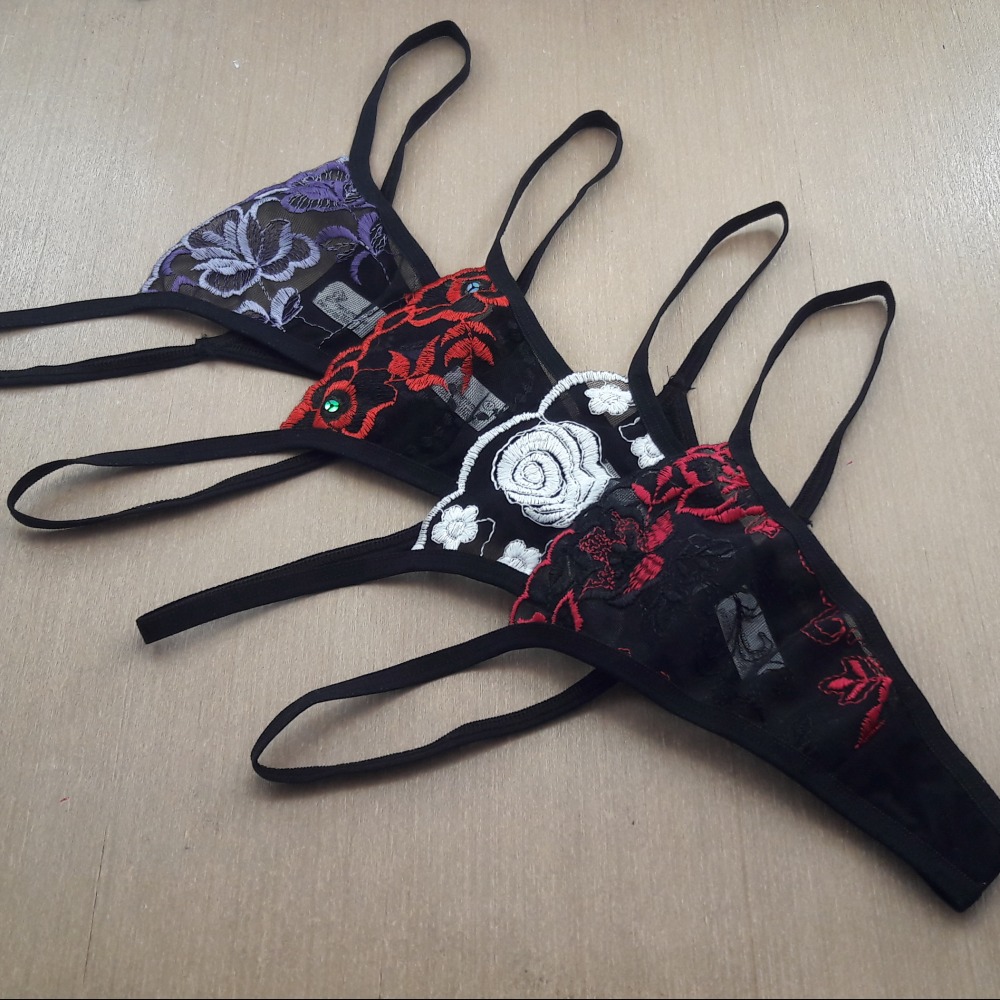 Tanga Sofia Tule Bordado