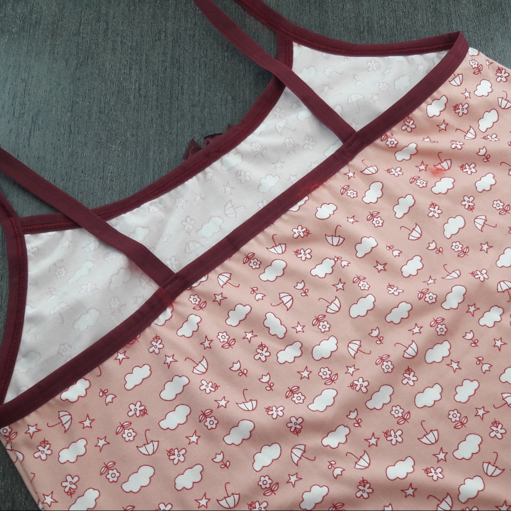 Baby Doll Suede Estampado