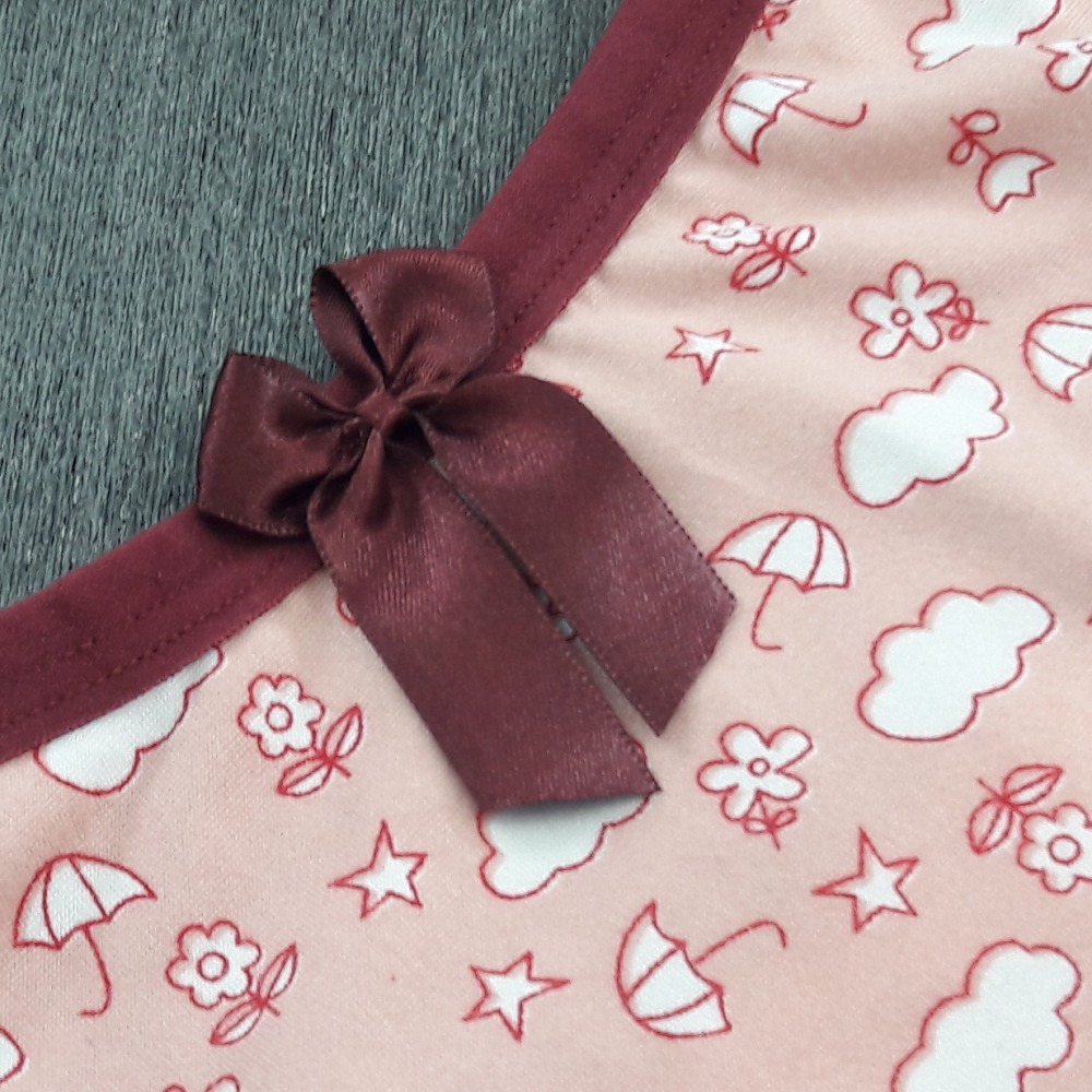 Baby Doll Suede Estampado