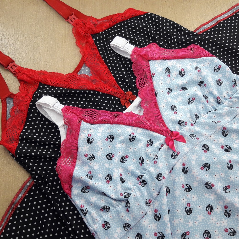 Camisola Amamentao Estampada 