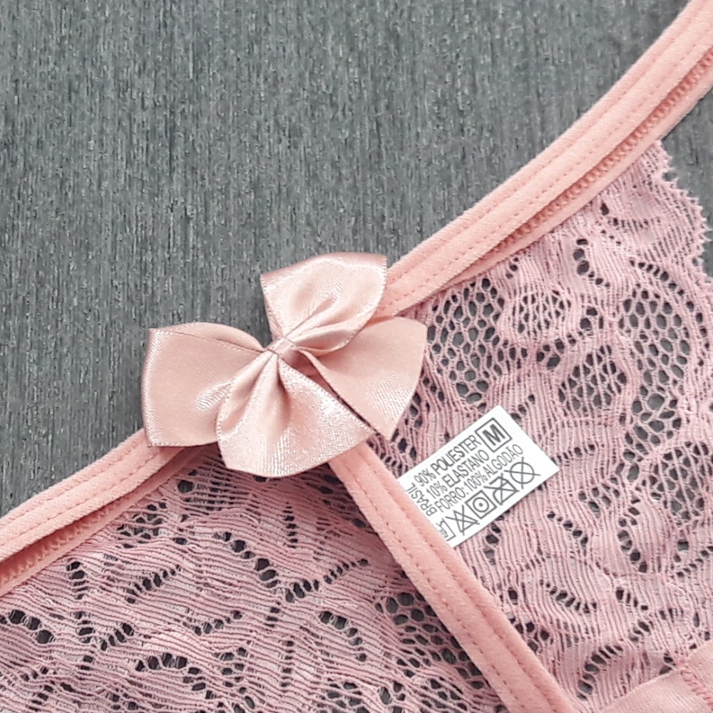 Tanga Fio Sexy em Renda e Lao
