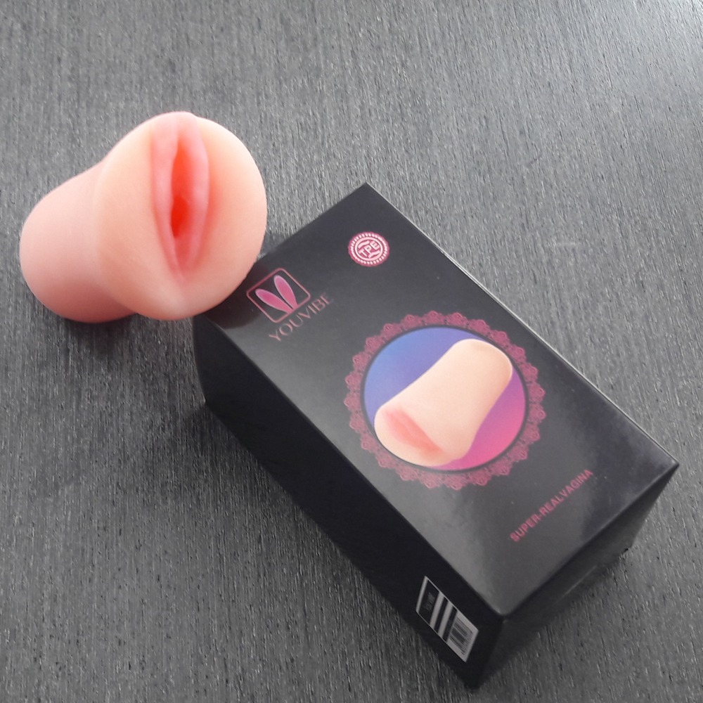 Masturbador Masculino com Formato de Vagina em Cyberskin