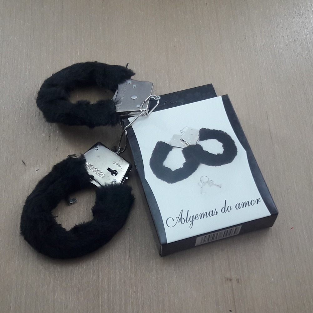 Algema de Metal Pelcia Revestida