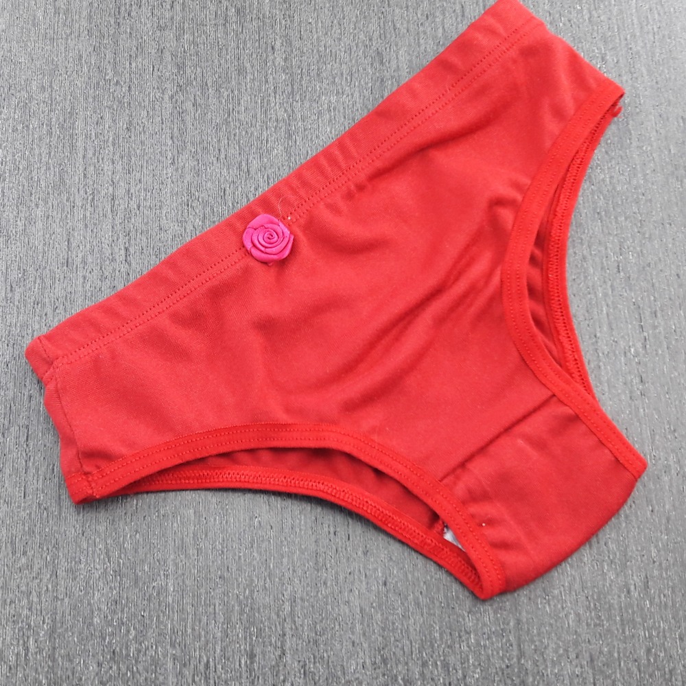 Calcinha Infantil Suede