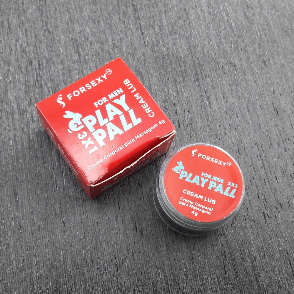 Play Pall Creme Excitante Masculino