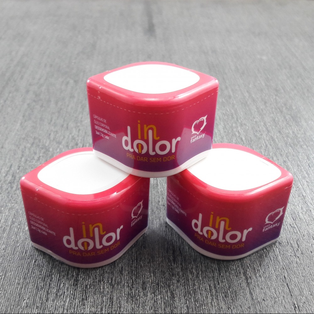 Bolinha Anestsica Indolor 3uni