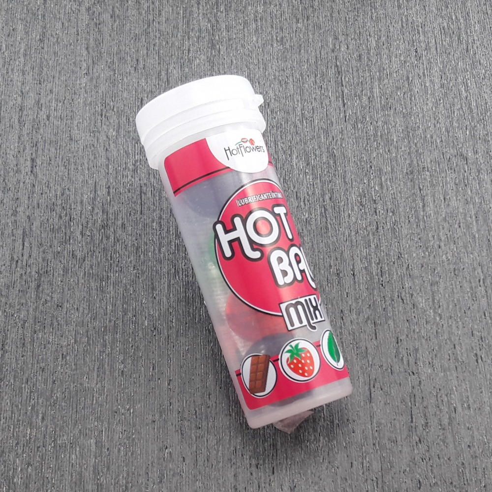 Bolinha Hot Ball Beija Muito Mix Com 4 Unid.