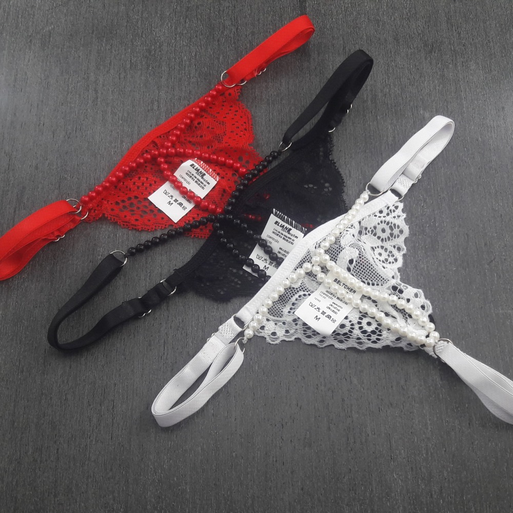 Tanga Sexy Mel em Renda e Prolas