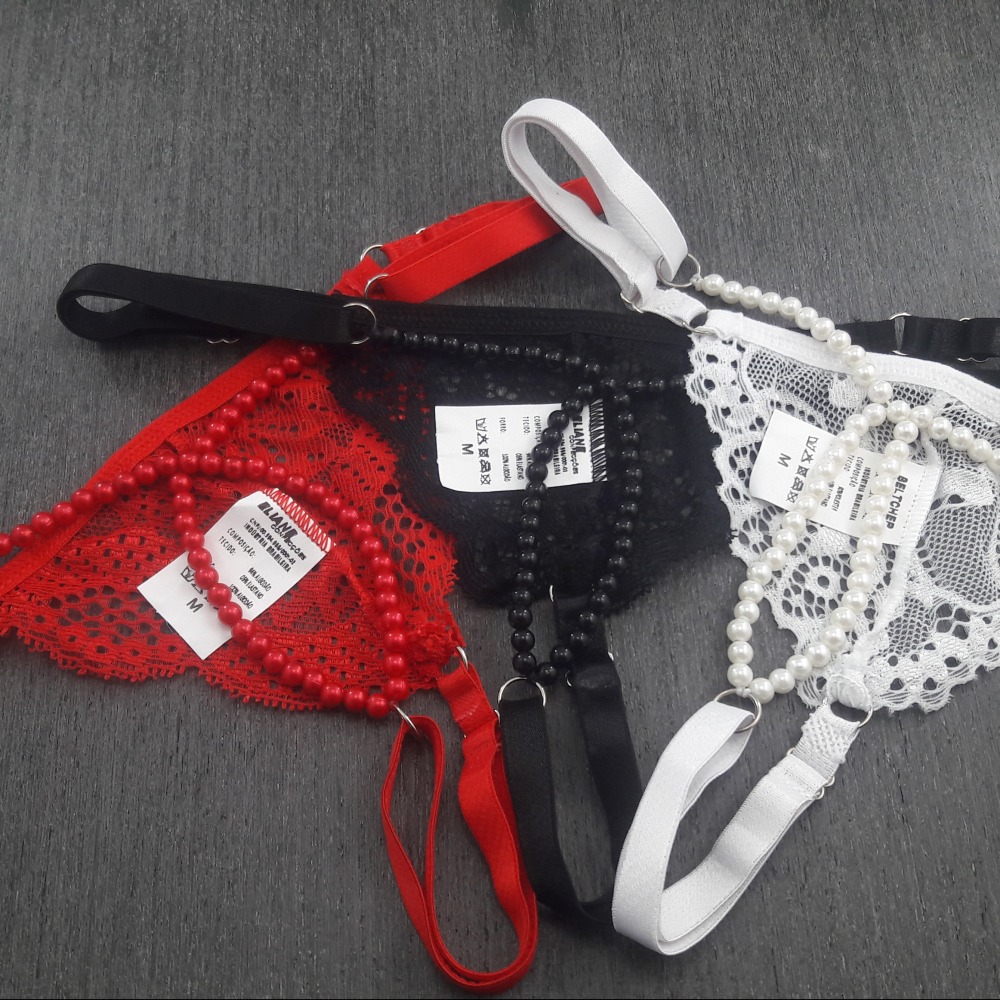 Tanga Sexy Mel em Renda e Prolas