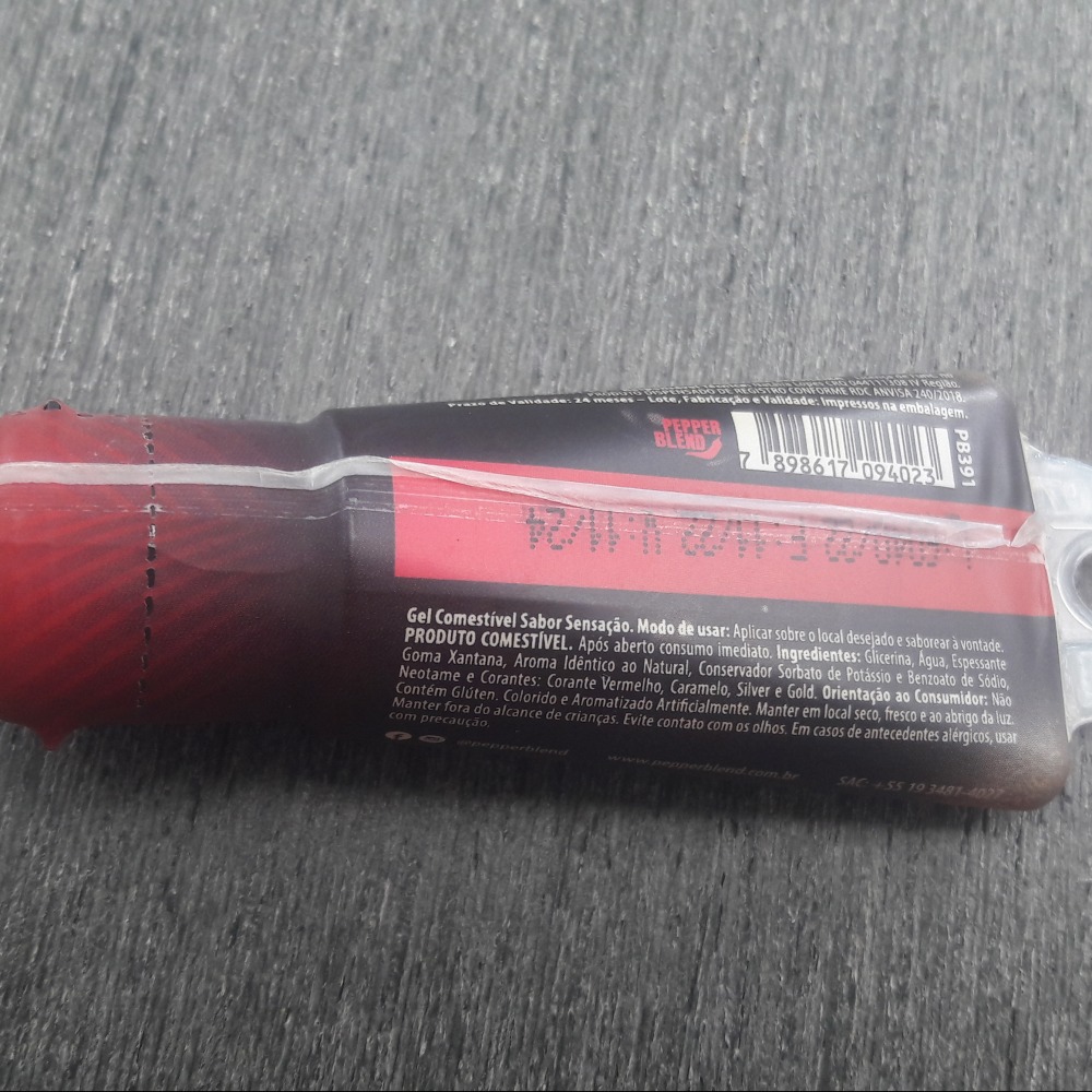 Carrossel Gel Lubrificante Comestvel Com Efeito Glitter