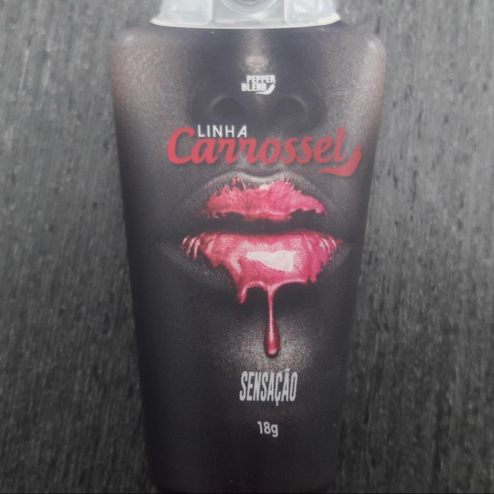 Carrossel Gel Lubrificante Comestvel Com Efeito Glitter