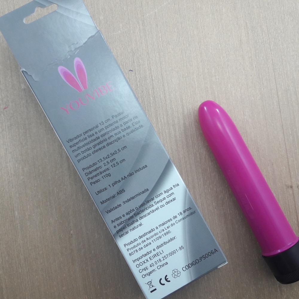 Vibrador Personal 13cm Liso Multivelocidade