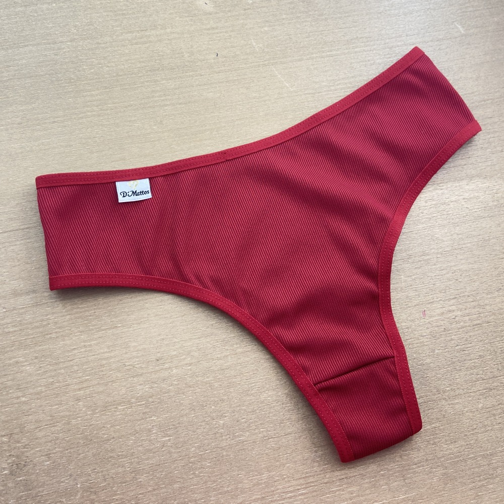 Tanga Biquni Canelada