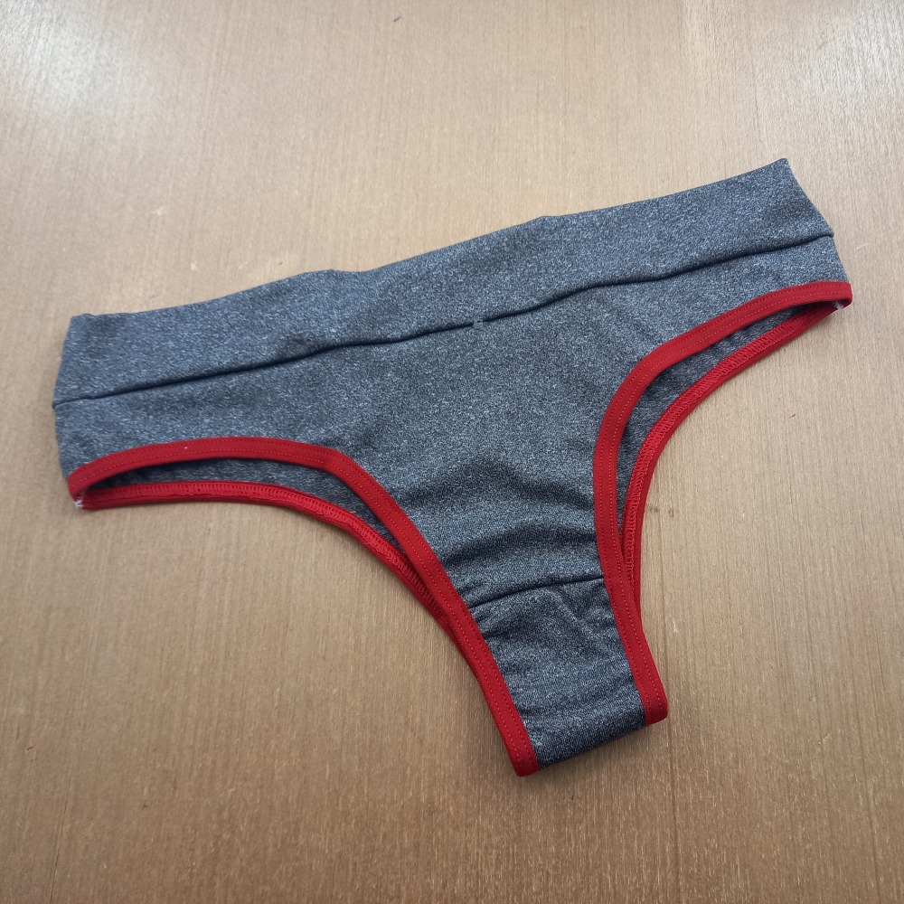 Kit com 3 Calcinhas Mescla Cs Duplo Frontal