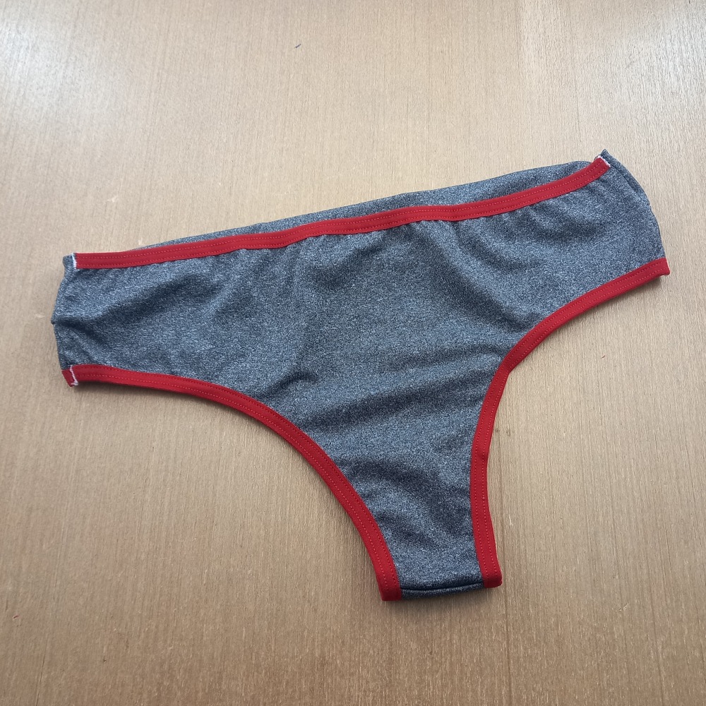 Kit com 3 Calcinhas Mescla Cs Duplo Frontal