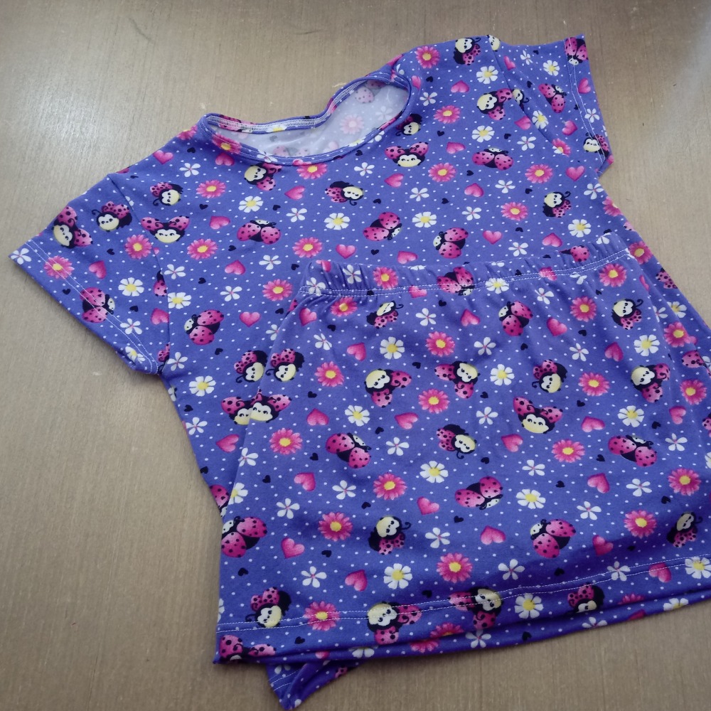 Conjunto Baby Short Saia