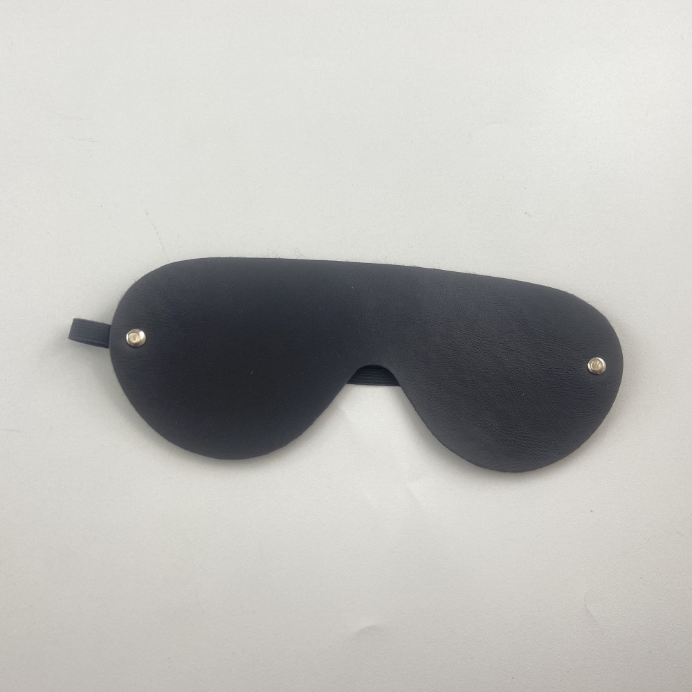 Mscara/Venda em Couro Sinttico