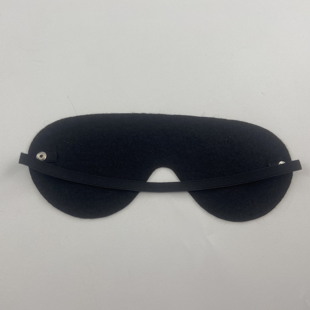 Mscara/Venda em Couro Sinttico