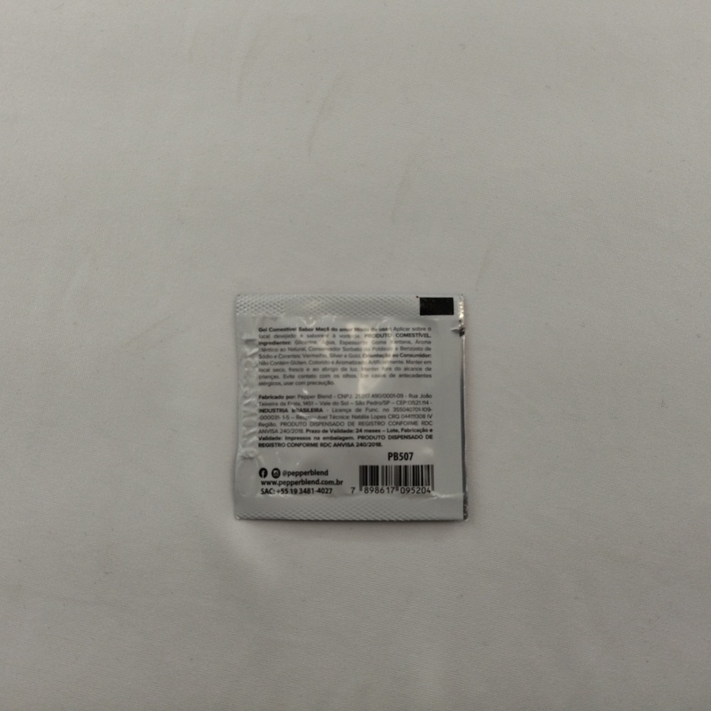 Gel Vibrante com Glitter Sach Sedenta Por Oral 3g Ma do Amor 