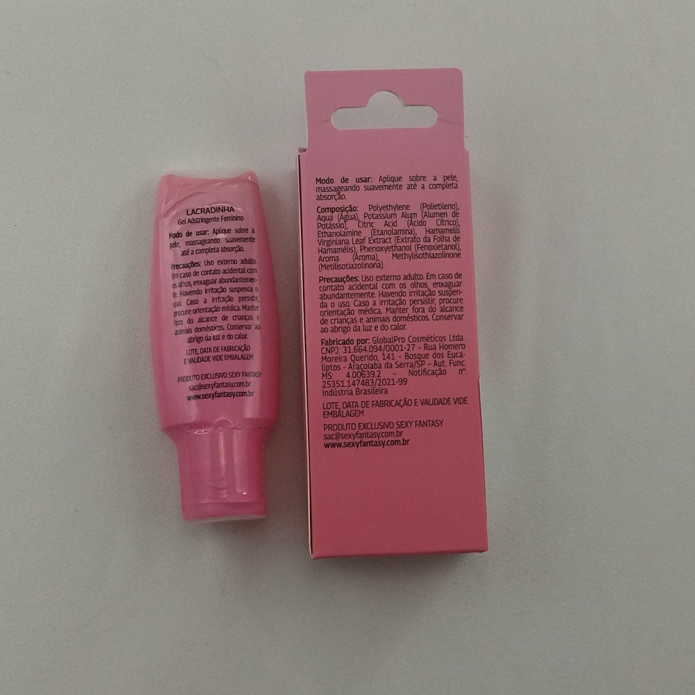 Gel Adstringente Feminino Lacradinha 15g