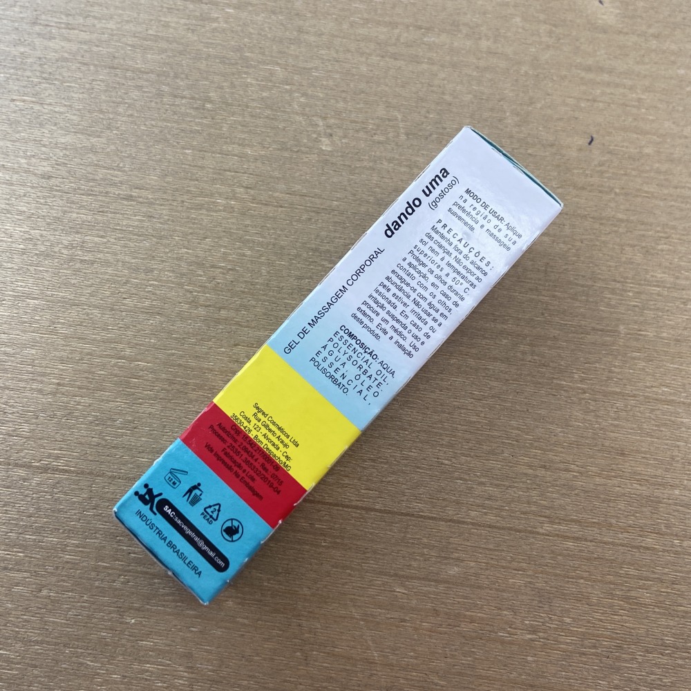 Gel Retardante Masculino Dando Uma Gostoso 18ml 