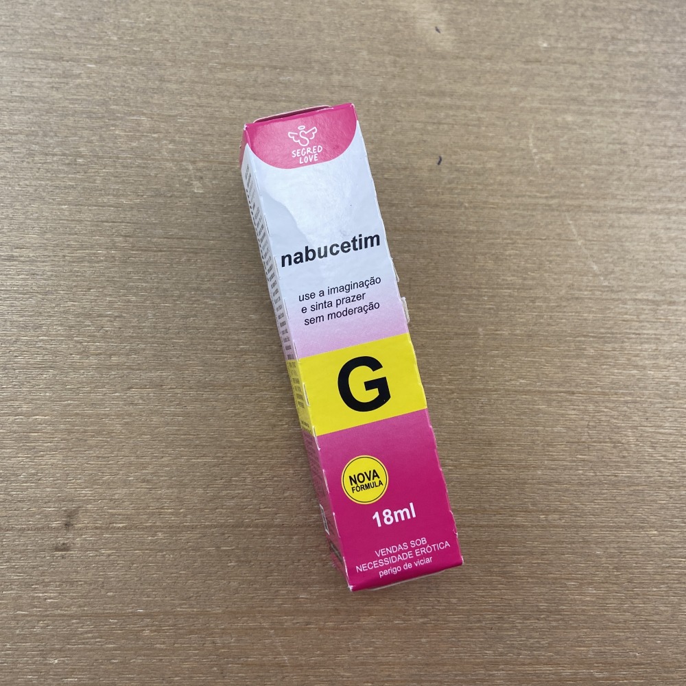 Nabucetim Gel Beijvel Morango 18ml