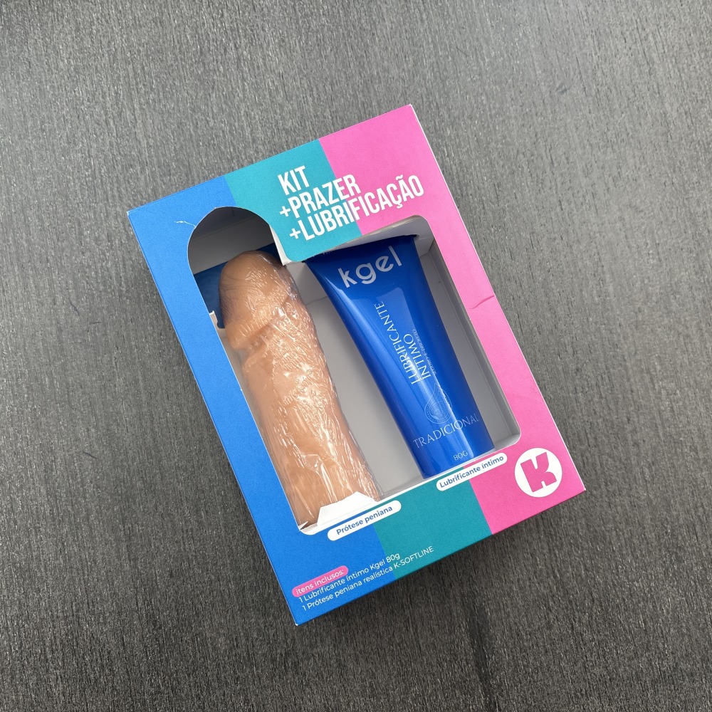 Kit Lubrificante ntimo Tradicional e Prtese Peniana da Kgel Softline