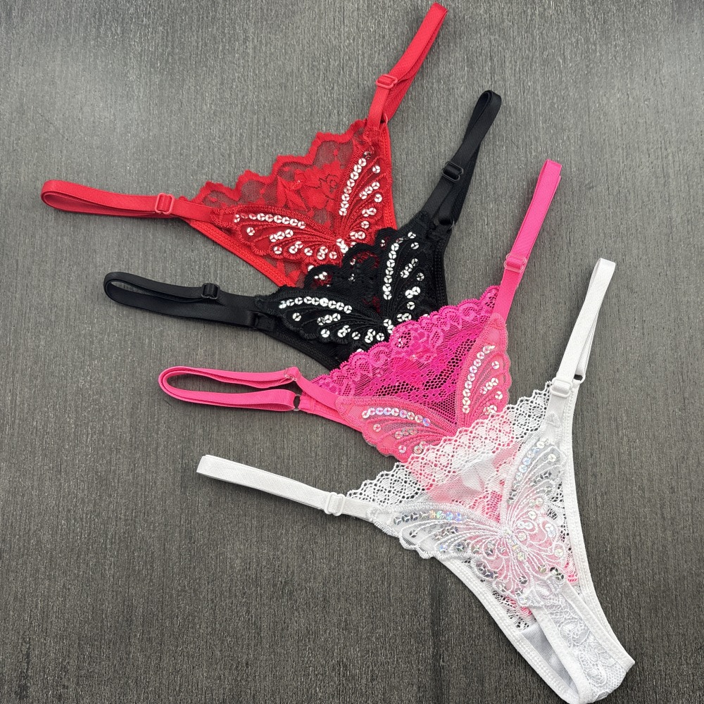 Tanga Borboleta Sexy em Renda