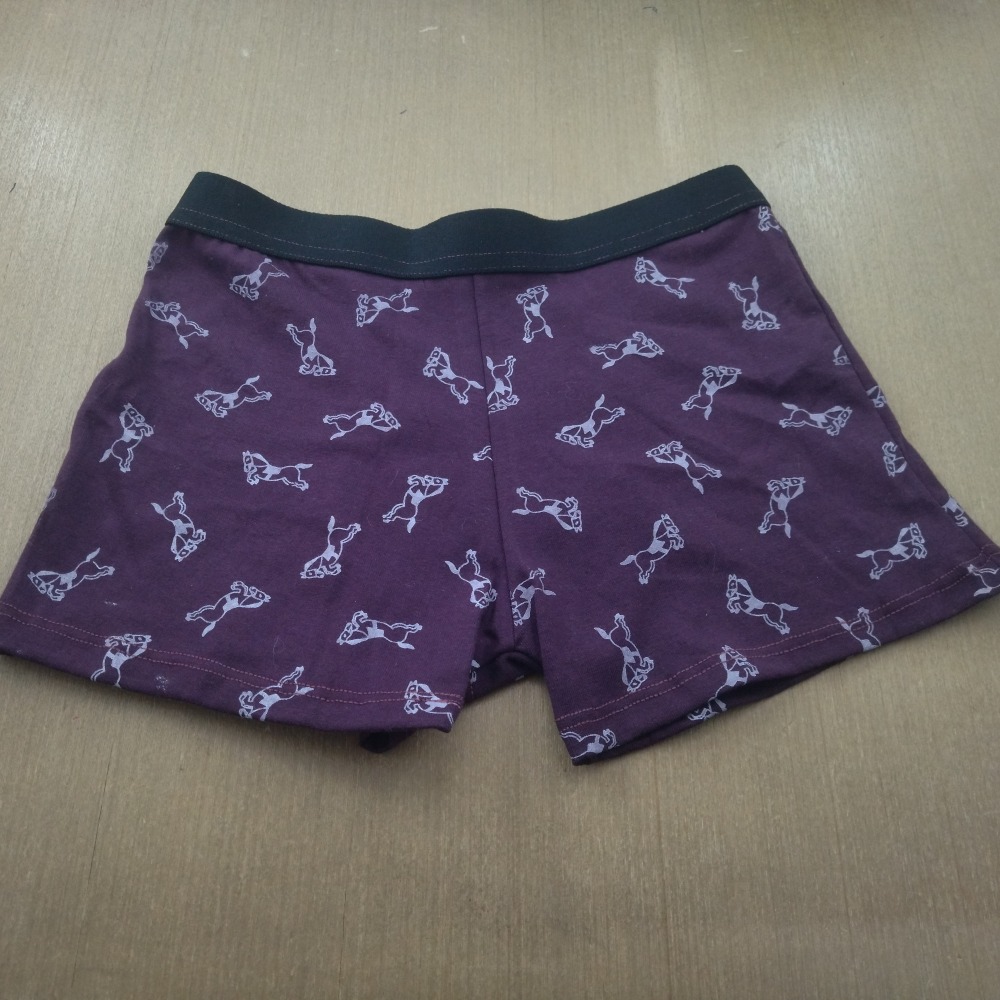 Kit 3 Cueca Boxer Infantil em Malha