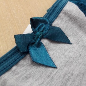 Calcinha em Cotton com Detalhe em Renda