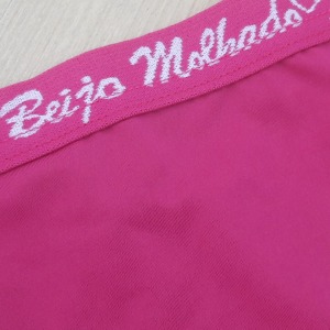 Calcinha Elstico Exposto e Renda 