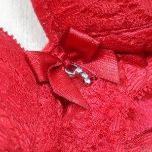 Conjunto Com Bojo Em Microfibra e Renda 