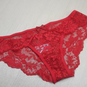 Conjunto Com Bojo Em Microfibra e Renda 