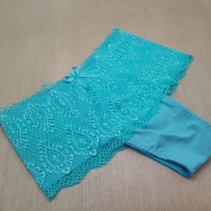 Cala Em Cotton E Renda