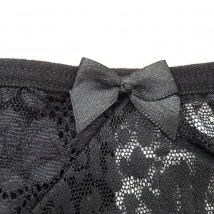 Conjunto Strappy em Microfibra e Renda