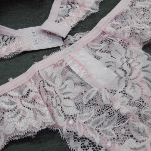 Conjunto Com Bojo Em Poliamida e Renda 