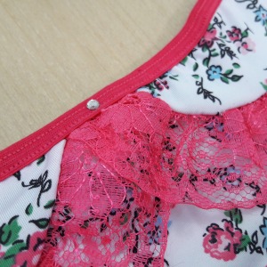 Tanga Fio Estampa Babado 