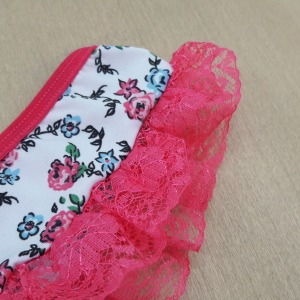 Tanga Fio Estampa Babado 