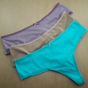 Tanga Fio Duplo em Microfibra