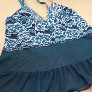 Baby Doll Bicolor Renda