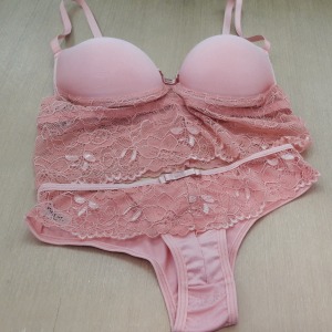 Conjunto Mini Corpete Renda e Micro