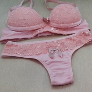 Conjunto Jlia Renda e Micro Detalhe Lao em Cetim 