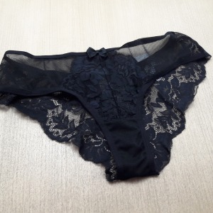 Calcinha Com Renda e Tule