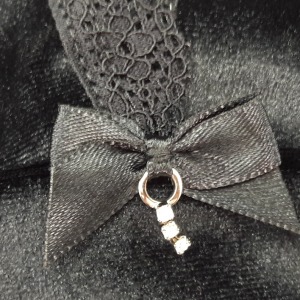 Corpete Veludo com Renda